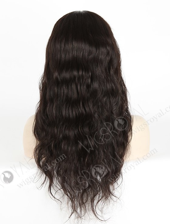 In Stock Brazilian Virgin Hair 20" Natural Straight Natural Color Silk Top Full Lace Wig STW-409-4834