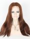 In Stock European Virgin Hair 18" Straight Color #4 Silk Top Full Lace Wig STW-835