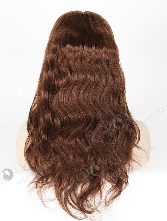 In Stock European Virgin Hair 18" Body Wave Color #4 Silk Top Full Lace Wig STW-834-5091