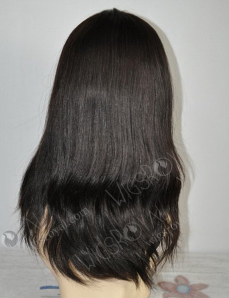 100% Chinese Virgin Hair 12" Straight Color 2# Jewish Wig WR-JW-001 