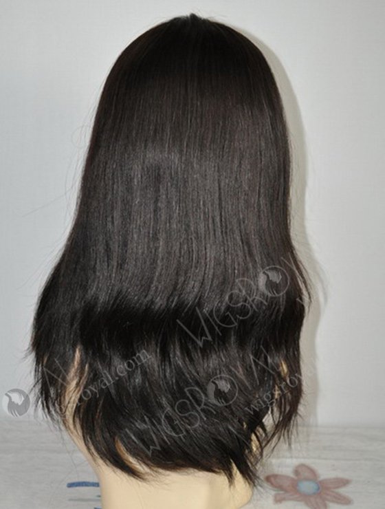 100% Chinese Virgin Hair 12" Straight Color 2# Jewish Wig WR-JW-001 -5477