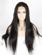 In Stock Indian Remy Hair 22" Yaki Straight #1B Color 360 Lace Wig 360LW-01029