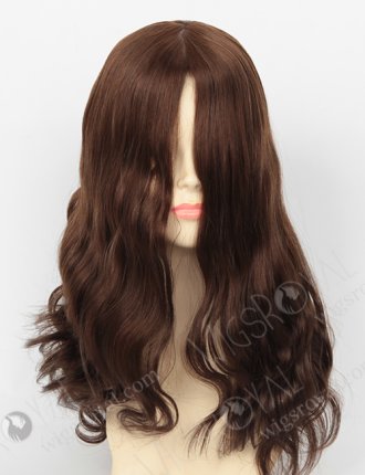 Jewish Wig Brown Color Kosher Wig Cuticle Aligned European Human Hair Lace Top Jewish Wig WR-JW-009