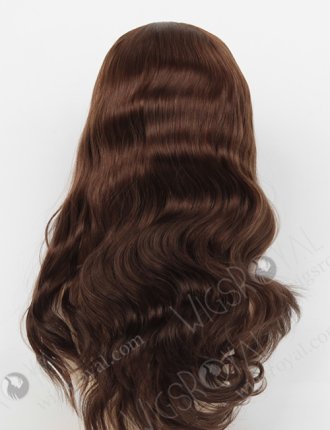 Jewish Wig Brown Color Kosher Wig Cuticle Aligned European Human Hair Lace Top Jewish Wig WR-JW-009
