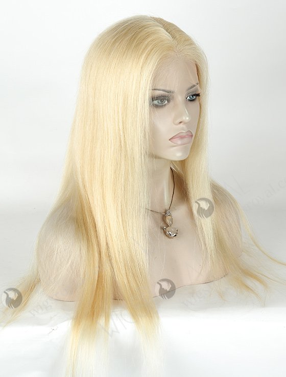 In Stock Brazilian Virgin Hair 20" Straight Color 613# Full Lace Wig FLW-04246-5634