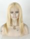 High Quality Blonde 613 Human Hair Full Lace Wigs 14 Inch Small Cap Size FLW-04247