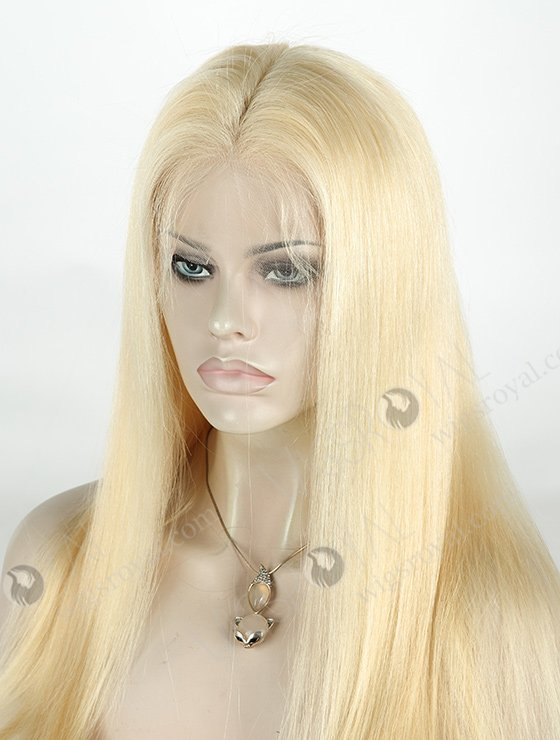 In Stock Brazilian Virgin Hair 18" Straight Color 613# Full Lace Wig FLW-04249-5598