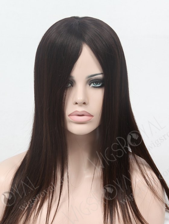 100% Indian Virgin Hair 16" Straight Natural Color Jewish Wig WR-JW-002-5480