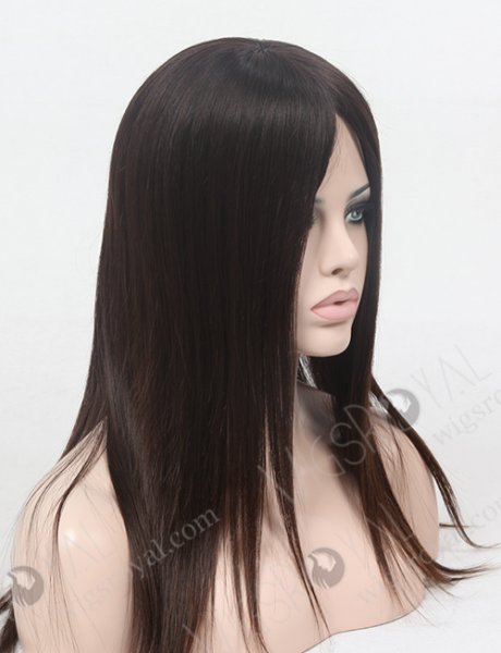 100% Indian Virgin Hair 16" Straight Natural Color Jewish Wig WR-JW-002
