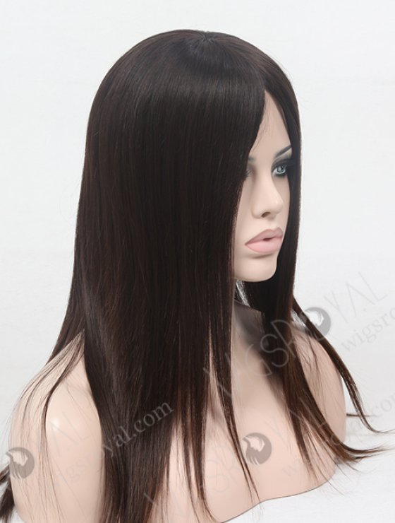 100% Indian Virgin Hair 16" Straight Natural Color Jewish Wig WR-JW-002-5481