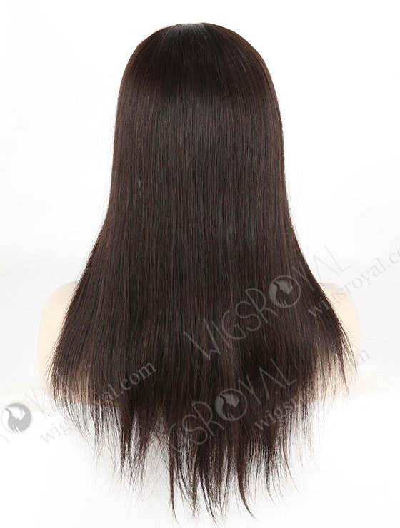 In Stock Brazilian Virgin Hair 16" Straight Natural Color Silk Top Glueless Wig GL-04069-5825