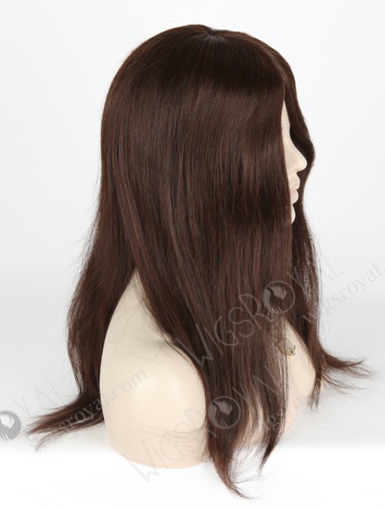 In Stock European Virgin Hair 16" Straight 2/3# Evenly Blended Silk Top Glueless Wig GL-08037-6002