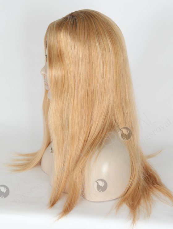 In Stock Chinese Virgin Hair 18" Straight T9/18# with T9/22# Highlights Silk Top Glueless Wig GL-07021-5994