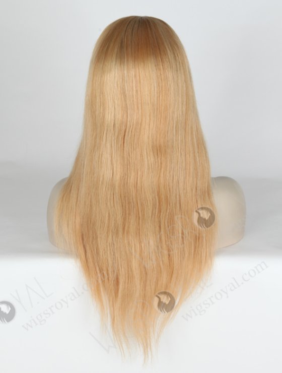 In Stock Chinese Virgin Hair 18" Straight T9/18# with T9/22# Highlights Silk Top Glueless Wig GL-07021-5996