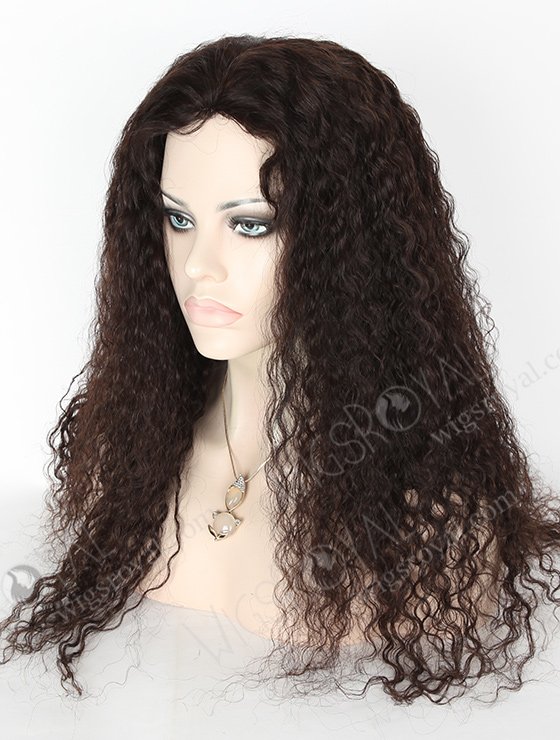 In Stock Brazilian Virgin Hair 22" Spanish Wave Natural Color Full Lace Glueless Wig GL-04047-5835