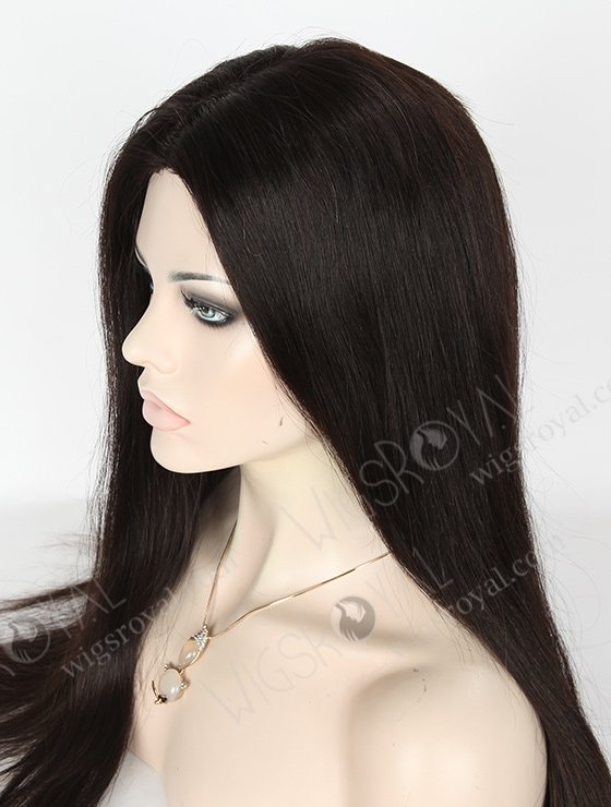 In Stock Brazilian Virgin Hair 20" Straight Natural Color Silk Top Glueless Wig GL-04038-5855