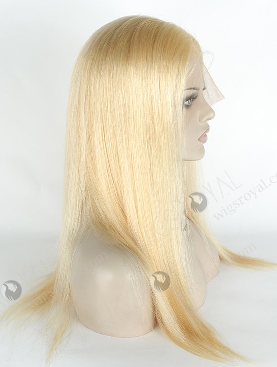 In Stock Brazilian Virgin Hair 18" Straight 22# Color Lace Front Wig MLF-04011-6056