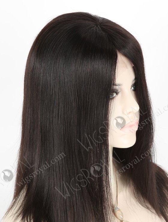 In Stock Indian Remy Hair 14" Straight 1b# Color Silk Top Glueless Wig GL-01036-6485