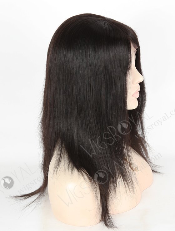 In Stock Indian Remy Hair 14" Straight 1b# Color Silk Top Glueless Wig GL-01036-6488