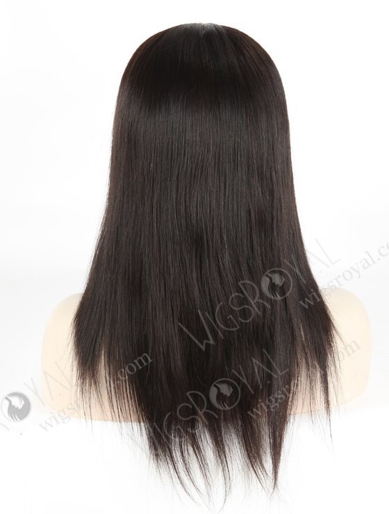 In Stock Indian Remy Hair 14" Straight 1b# Color Silk Top Glueless Wig GL-01036-6487