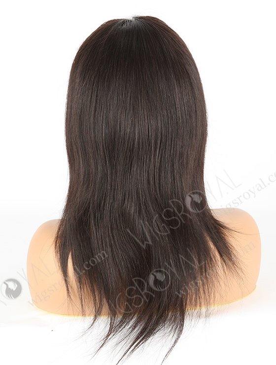 In Stock Indian Remy Hair 12" Straight Natural Color Full Lace Wig FLW-01007-6445