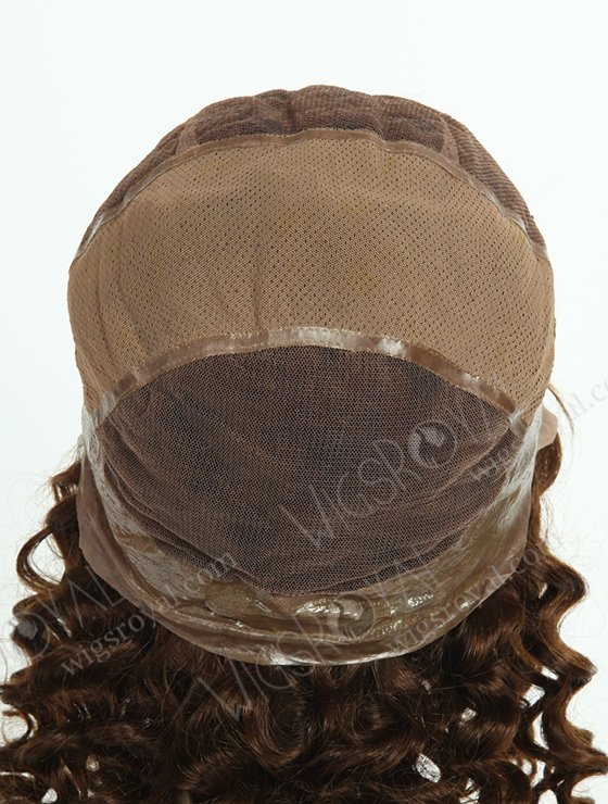 In Stock Brazilian Virgin Hair 16" Big Spiral Curl 4# with 2# Highlights Color Full Lace Wig FLW-04126-6343