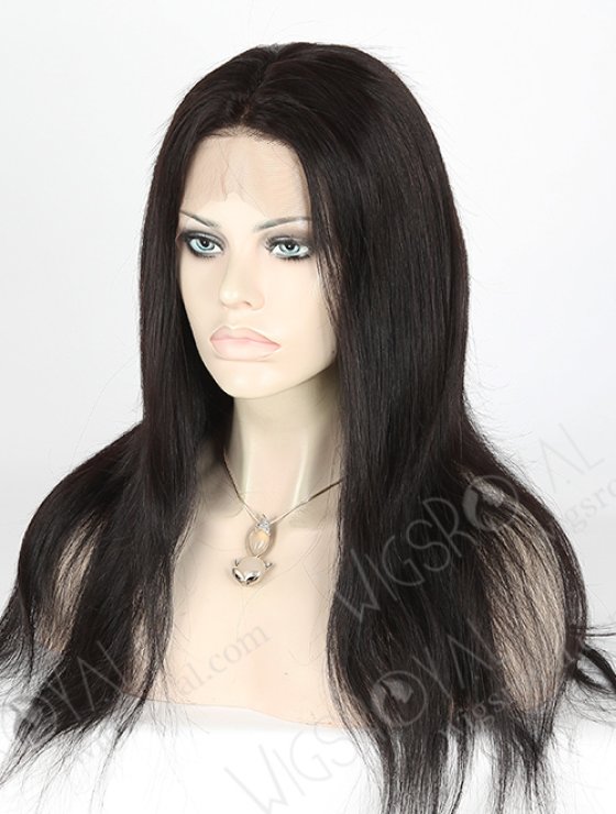 In Stock Brazilian Virgin Hair 20" Straight 1b# Color Full Lace Wig FLW-04097-6264