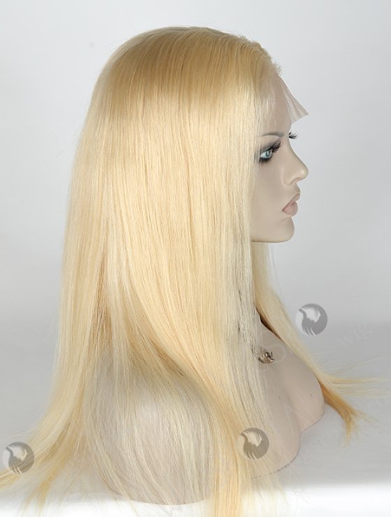 In Stock Indian Remy Hair 18" Straight 613# Color Full Lace Wig FLW-01827-6413
