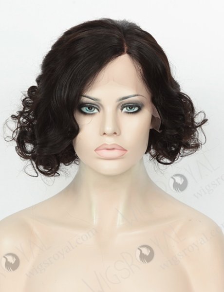 Short Human Hair Wig Lace Front WR-CLF-009