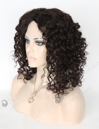 In Stock Chinese Virgin Hair 18" Loose Spiral Curl Natural Color Full Lace Glueless Wig GL-07017