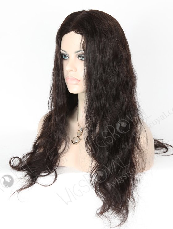 In Stock Indian Remy Hair 20" Body Wave Natural Color Full Lace Glueless Wig GL-01017-6459