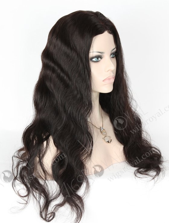 In Stock Indian Remy Hair 20" Body Wave Natural Color Full Lace Glueless Wig GL-01017-6461