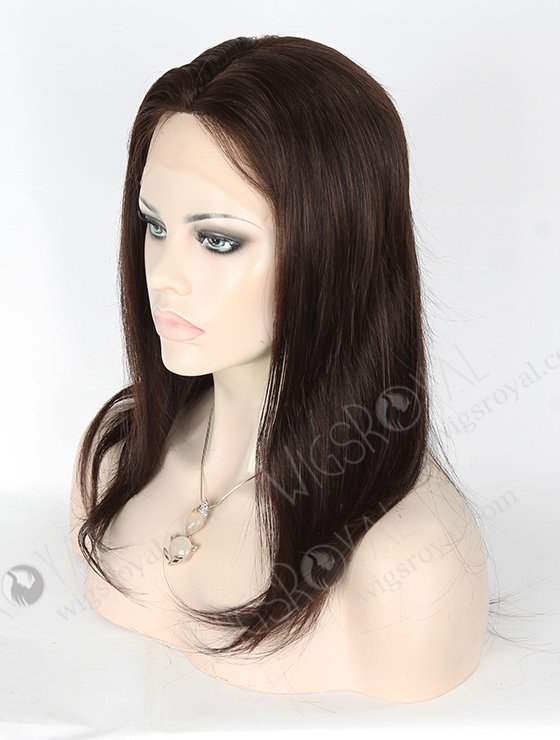 In Stock Brazilian Virgin Hair 16" Straight 2/3# Evenly Blended Full Lace Wig FLW-04218-6316