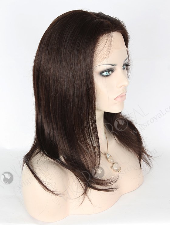 In Stock Brazilian Virgin Hair 16" Straight 2/3# Evenly Blended Full Lace Wig FLW-04218-6317