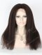 In Stock Brazilian Virgin Hair 18" Kinky Straight Natural Color Full Lace Wig FLW-04216
