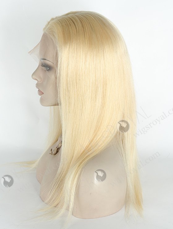 Full Lace Human Hair Wigs Indian Remy Hair 16" Straight 613# Color FLW-01823-6397