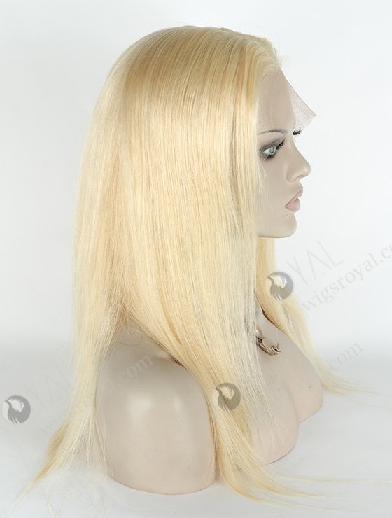 Full Lace Human Hair Wigs Indian Remy Hair 16" Straight 613# Color FLW-01823-6401