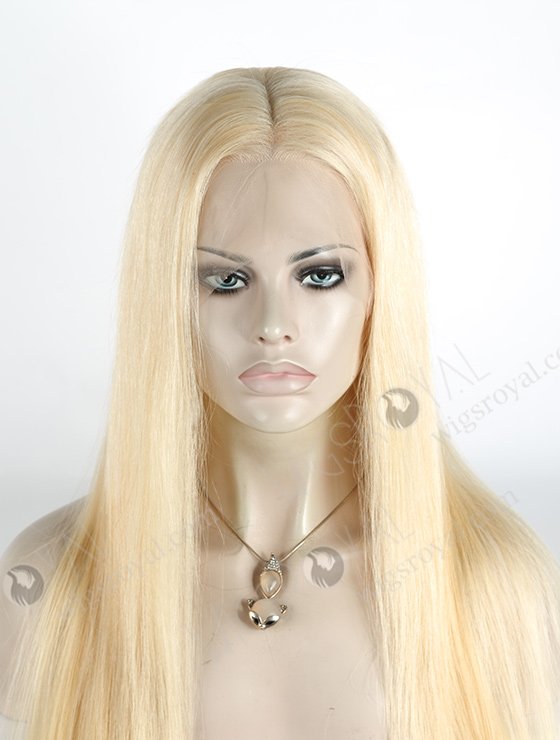 In Stock Indian Remy Hair 22" Straight 613# Color Full Lace Wig FLW-01853-6426