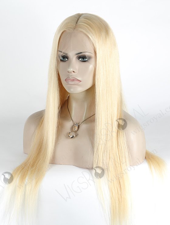 In Stock Indian Remy Hair 22" Straight 613# Color Full Lace Wig FLW-01853-6427
