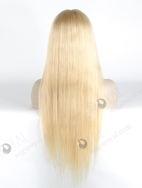 In Stock Indian Remy Hair 22" Straight 613# Color Full Lace Wig FLW-01853-6431