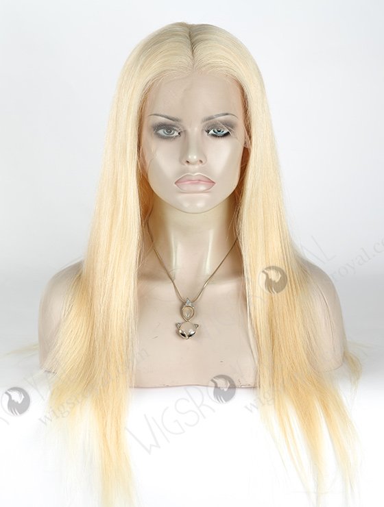 In Stock Indian Remy Hair 20" Straight 613# Color Full Lace Wig FLW-01842-6416