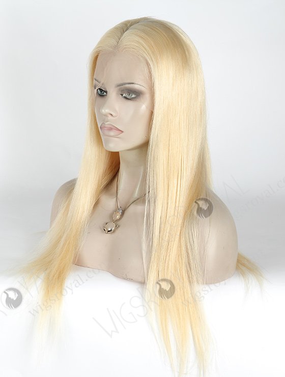 In Stock Indian Remy Hair 20" Straight 613# Color Full Lace Wig FLW-01842-6419