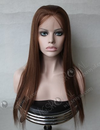 Medium Golden Brown European Hair Wigs WR-ST-029