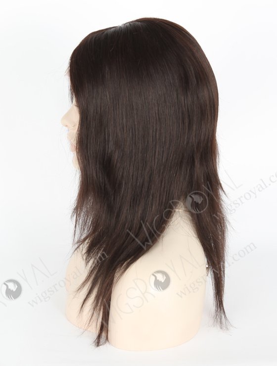 In Stock Indian Remy Hair 12" Straight Natural Color Glueless Silk Top Wig GL-01035-6476