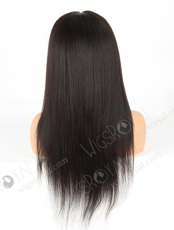 In Stock Brazilian Virgin Hair 20" Yaki Color 1b# Full Lace Wig FLW-04243-6275