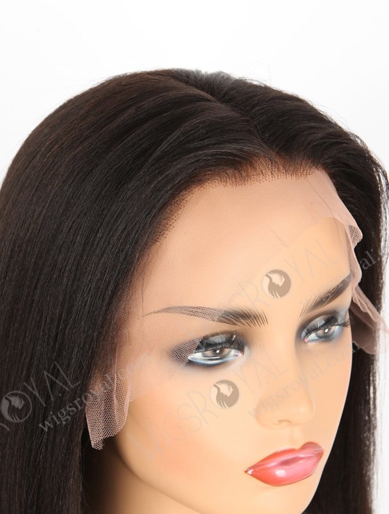 In Stock Indian Remy Hair 14" YK+KS+BOB Natural Color Lace Front Wig MLF-01012-6783