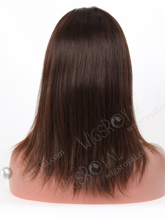 In Stock European Virgin Hair 14" Natural Straight Natural Color Silk Top Glueless Wig GL-08025-6738