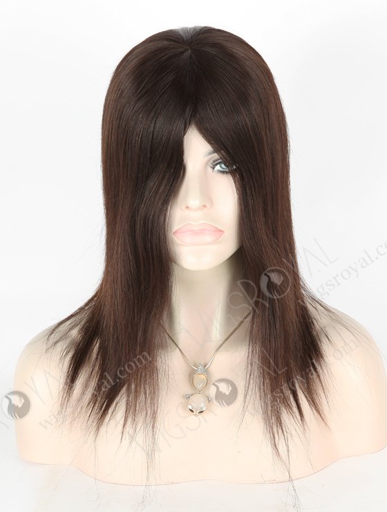 In Stock Chinese Virgin Hair 12" Straight Natural Color Silk Top Glueless Wig GL-07024-6728