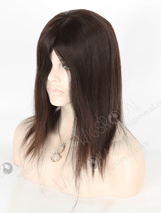 In Stock Chinese Virgin Hair 12" Straight Natural Color Silk Top Glueless Wig GL-07024-6729