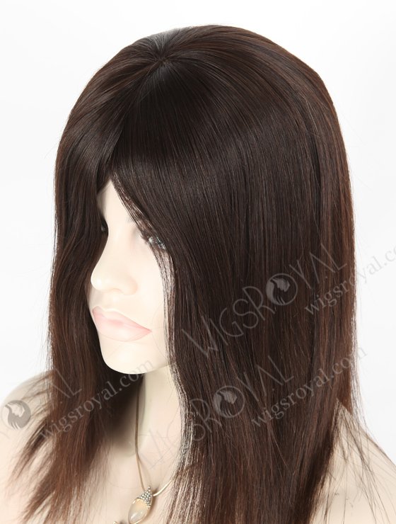 In Stock Chinese Virgin Hair 12" Straight Natural Color Silk Top Glueless Wig GL-07024-6731